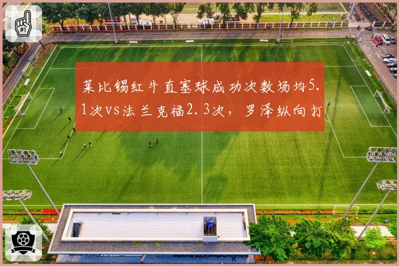 莱比锡红牛直塞球成功次数场均5.1次vs法兰克福2.3次,罗泽纵向打击战术更犀利