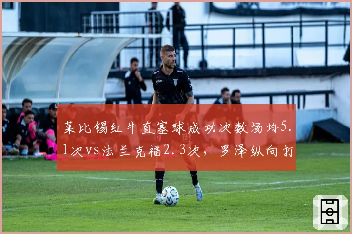 莱比锡红牛直塞球成功次数场均5.1次vs法兰克福2.3次,罗泽纵向打击战术更犀利